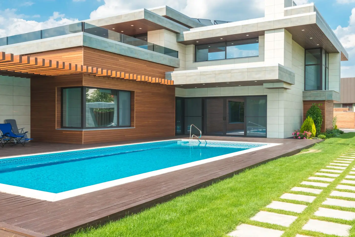 Swimming pool built in Bloomfield, NSW